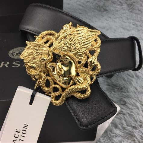 versace belt womens medusa|Versace Medusa snake wings belt.